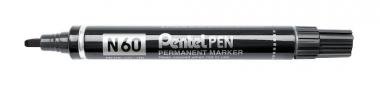 Pentel marker alkoholos vágott hegyű - fekete